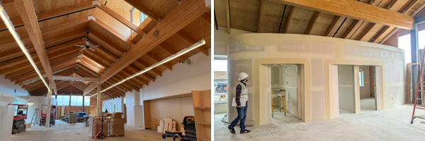 Construction of the new Sequim Library.