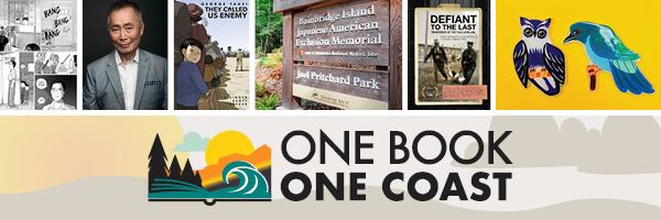 One Book, One Coast graphic.